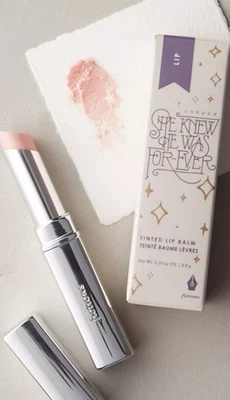 NIB She Knew He Was Forever Tinted Lip Balm Fictions Lip Tint Anthropologie - Image 1 of 3