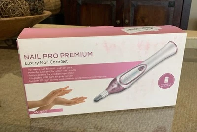 Nail Pro Premium Juego de Cuidado de Uñas de Lujo DW2180 4x Velocidad, Inalámbrico Rosa Foto 1 de 4