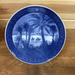 Plato de Navidad Royal Copenhagen 1972 ~ En el desierto - Imagen 1 de 3