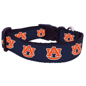 NCAA Auburn Tigers Dog Collar (Team Color, Medium) - Picture 1 of 2