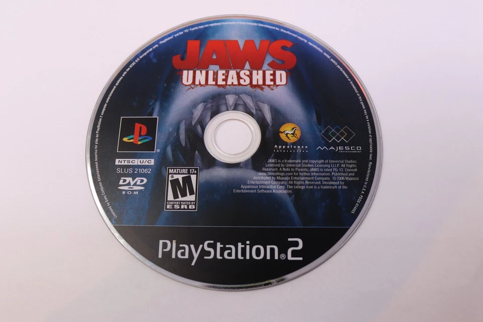 Jaws Unleashed Playstation 2 PS2 Disc Only Tested - Image 1 of 1