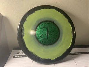 Dynamic Discs Fuzion Ice Raptor Eye Sockibomb Slammer 175g  yellow w Green Foil - Picture 1 of 4