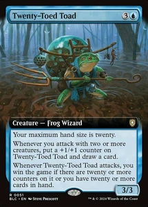 MTG Twenty-Toed Toad - Extended Art, NM-Mint, English Commander: Bloomburrow - Bild 1 von 1