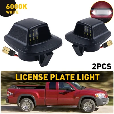 2X Luz LED blanca de matrícula para RAM 2011 Dakota 1997 Dodge 1998-2010 Dakota Foto 1 de 4