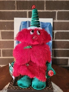 Árbol de Navidad rojo Dan Dee sonido animado e luces funciona con batería - Imagen 1 de 9