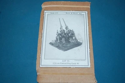 J. Peddinghaus Zinnfiguren LEP 03 - 12,8 cm Flakzwilling Gerat 40 scala 1/35 - Immagine 1 di 2