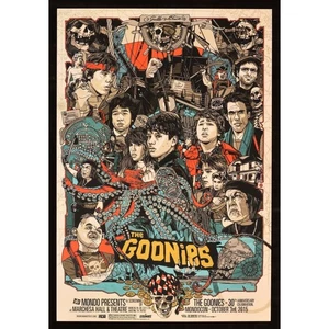 locandina THE GOONIES I richard donner steven spielberg brolin cohen CAT5 - Imagen 1 de 3
