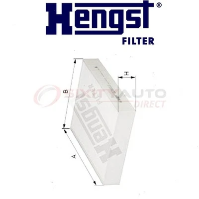 Hengst Cabin Air Filter for 2014-2017 BMW 328d xDrive - HVAC Heating bv - Image 1 of 4