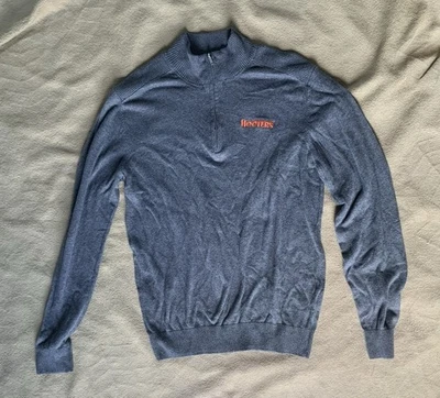 Jersey Hooters 1/4 cremallera para mujer talla pequeña gris  Foto 1 de 4