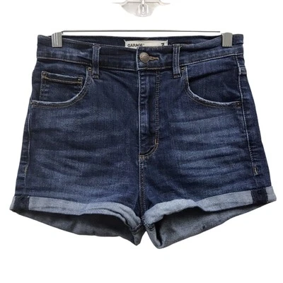 Pantalones cortos Garage para mujer 3 azul denim Foto 1 de 4
