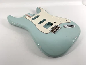 MJT Official Custom Vintage Aged Nitro Guitar Body by Mark Jenny VTS Sonic Blue - Picture 1 of 11