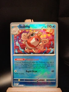 Seaking - 021/131 Prismatic Evolutions (Pokemon) Master Ball Reverse Holo - Picture 1 of 2