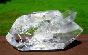 Lemurian Quartz Double Terminated Crystal Polished with Great Clarity - Picture 1 of 15