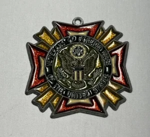 Veterans Of Foreign Wars Buntglas Sonnenfänger 70er Jahre Sonnenfänger - Bild 1 von 6