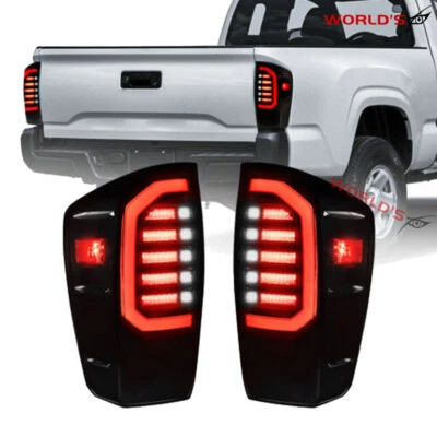 Luces traseras LED DRL para Toyota Tacoma 2016-2021 luces de freno traseras lado izquierdo+derecho Foto 1 de 4