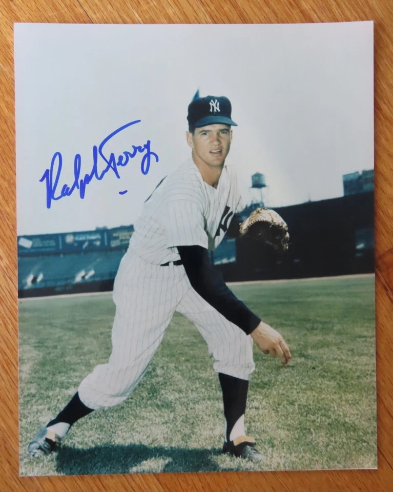 RALPH TERRY (d. 2006) NEW YORK YANKEES signed 8x10 Photo COA - Image 1 of 1