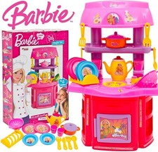 16 Pcs Barbie  Kitchen  Playset  Children s Kids Role Play  