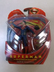 2013 Mattel DC Movie Masters Superman Man Of Steel With Kryptonian Command Key - Bild 1 von 6