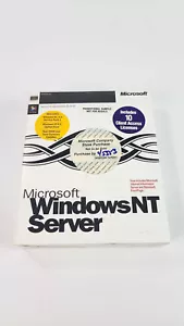Microsoft Windows NT Server 4.0 Includes 10 Upgrade Client Access Licenses NEW! - Picture 1 of 9
