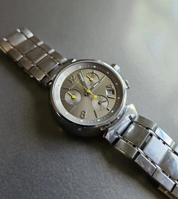 Louis Vuitton Tambour Small Chronograph on Bracelet w/ Box; Awesome+Luxury! - Image 1 of 4