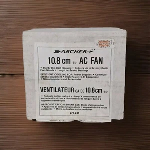 Archer 10.8cm (4 1/4") AC Fan 115V 60HZ 11 Watts Tested Working Quiet - Picture 1 of 4
