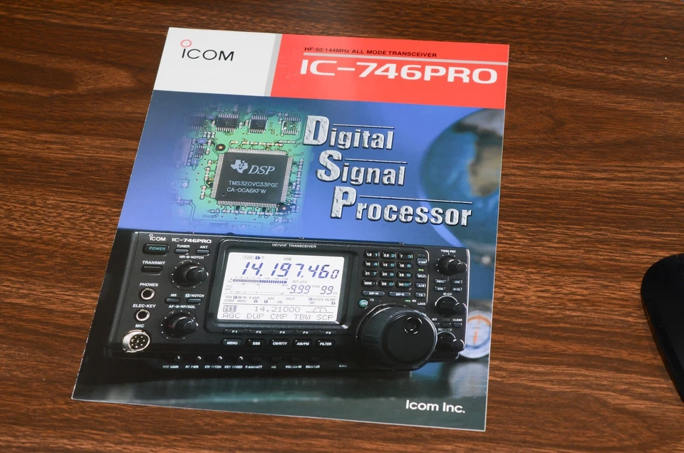 BROCHURE: ICOM IC-746PRO HF/50Mhz TRANSCEIVER - Image 1 of 1