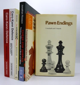 Lot of 5 Chess Books | Pawn Endings Averbakh Karpov Caro-Kann Defence Silman - Picture 1 of 15