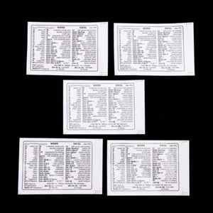 5Pcs Reference Keyboard Shortcut Sticker Adhesive For Windows Laptop Stickers - Photo 1/11