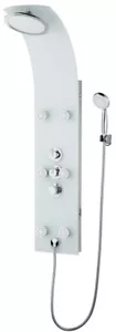 8 mm Glas Sicherheitsglas Duschpaneel Duschpaneele Regendusche Duschset weiß - Bild 1 von 5