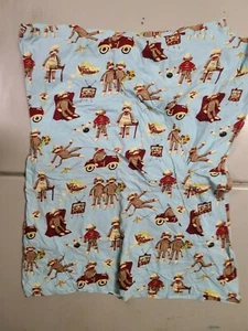 Nick & Nora "San Simian" Twin Flat Sheet - Picture 1 of 4
