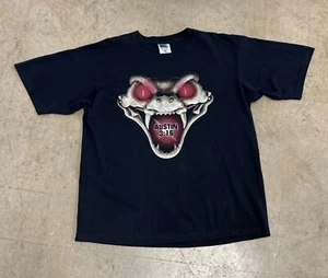 Vintage 90s Stone Cold Steve Austin 3:16 DON'T TRUST ANYBODY T shirt size XL - Picture 1 of 5