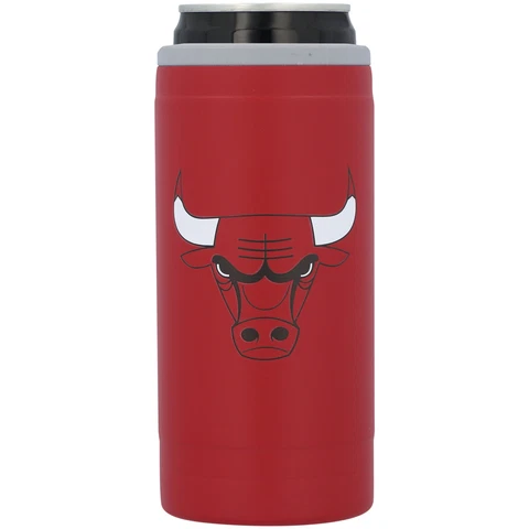 Chicago Bulls 12oz. Flipside Powdercoat Slim Can Cooler Cover