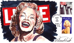 Wild Horse Combo FDC #3185c Life Magazine C-T-C + #2967 Marilyn Monroe 1998 - Picture 1 of 2