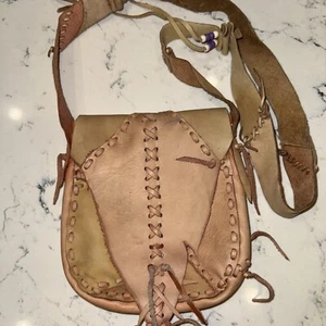 Real Genuine Leather Unisex Handbag Shoulder Bag Satchel Purse Small Bag - Bild 1 von 12