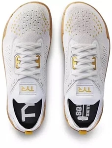 Men's TYR Dropzero Trainer Shoes Size 10.5 White/Gold - Picture 1 of 10