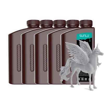 SUNLU 5 KG ABS-Como/Starndard/Cera Roja/Nylon-Como/Resina LCD/SLA Lavable al Agua