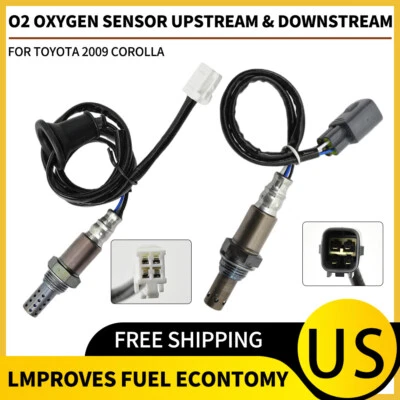 US For 2009 2010 Toyota Corolla 1.8L Upstream +Downstream Oxygen O2 Sensor 1 & 2 - Image 1 of 4