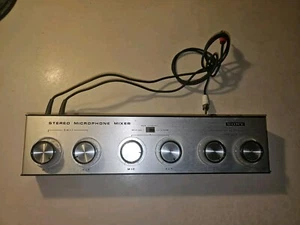 Vintage Sony Stereo Microphone Mixer Model MX-6S UNTESTED AS-IS - Picture 1 of 23