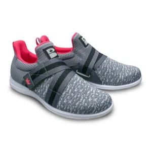 Brunswick Versa Grey Pink Tenpin Bowling Shoes - Ladies - Picture 1 of 11