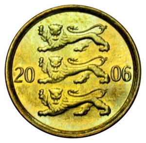 Estonia 10 Senti coin 2006 Km#22 UNC - Picture 1 of 2