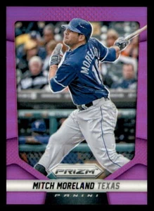2014 Panini Prizm Prizms Purple #146 Mitch Moreland SN #/99 - Picture 1 of 2