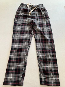 Izod Sleepwear Pants Men Small Multicolor Plaid Elastic Waist Drawstring Pull On - Picture 1 of 11