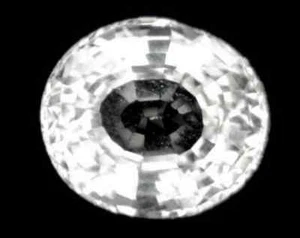 2,57 Karat sehr seltene Sammler natürlich oval geschnitten weiß IF Danburit (Mexiko) - Bild 1 von 10
