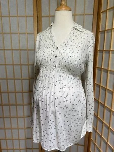 Motherhood Maternity Sm Prairie Blouse - Picture 1 of 12