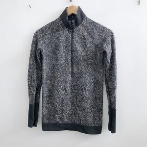 LULULEMON Rest Less 1/2 Zip Jersey No Size Tag Check Measurements - Picture 1 of 8