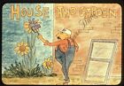 House And Garden Cartoon Commercial Slide Show Graphic 1960s 35mm Slide
