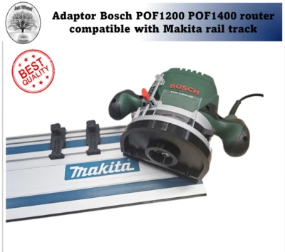 Bosch POF1200 POF1400 router guide rail base Makita Groove Jig Made UK - Image 1 of 4