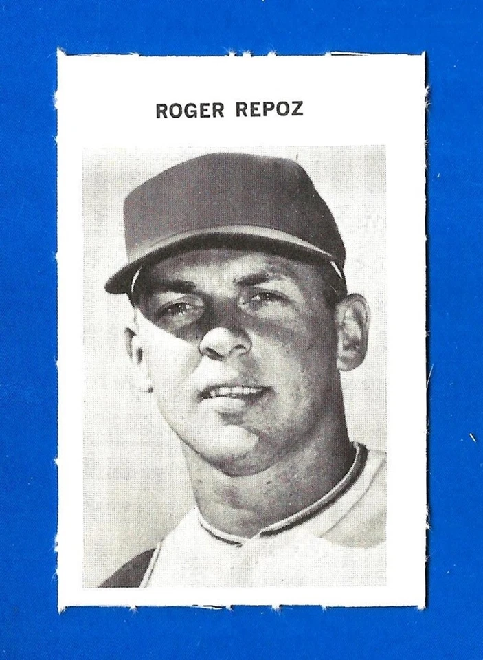 1972 Milton Bradley BASEBALL #290 ROGER REPOZ NRMINT ANGELS (SB2) - Image 1 of 1