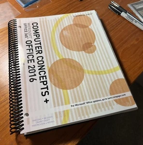 Illustrated Series Computer Concepts + Office 2016 (Bound) Cengage Learning - Picture 1 of 2