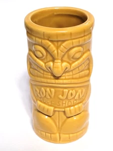 Keramik Tiki Tall Schnapsglas RON JON Surf Shop "60 Jahre Surfen" Jubiläum - Bild 1 von 5